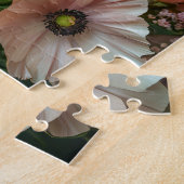 Rosa Mohnblumen und Löwenmaulblüten Puzzle (Seite)