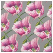 Rosa Mohnblütenkunst Blume Stoff (Muster)