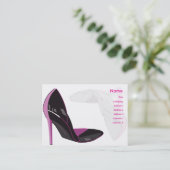 Rosa - mollig visitenkarte (Stehend Vorderseite)