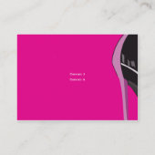 Rosa - mollig visitenkarte (Rückseite)