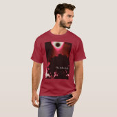 Rosa Mond-Baum T-Shirt (Vorne ganz)