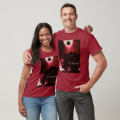 Rosa Mond-Baum T-Shirt (Unisex)