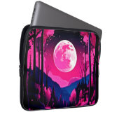 Rosa Mond Fantasy Laptopschutzhülle (Vorne Rechts)