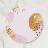 Rosa Mond Geschenkanhänger (Rückseite)