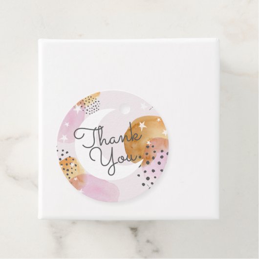 Rosa Mond Geschenkanhänger (Beispiel)