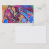 Rosa Mond Lovelies Visitenkarte (Vorne/Hinten)