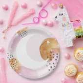 Rosa Mond Pappteller (Party)