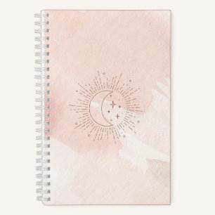 Rosa Mond & Stars Journal, Small Notizblock