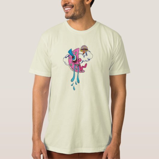 Rosa Mond T-Shirt (Vorderseite)