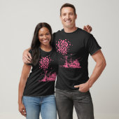 Rosa Mondrover der Liebe T-Shirt (Unisex)