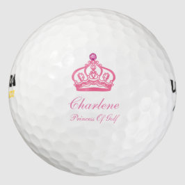 Rosa Monogram Golf Golfball