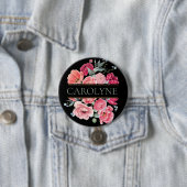 Rosa Monogramm Button (Beispiel)