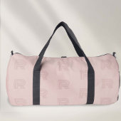 Rosa Monogramm einfache moderne Frauen Duffle Bag