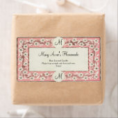 rosa Monogramm Floral (Insitu)
