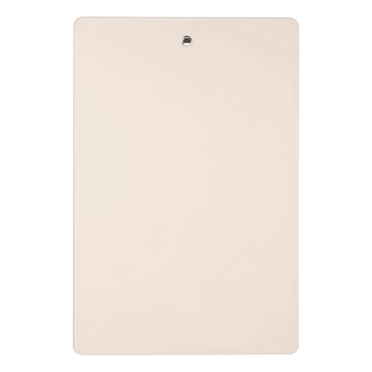 Rosa-Monogramm-Initialen Mini Klemmbrett (Rückseite)