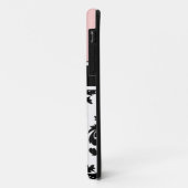 Rosa Monogramm iPhone 5 Hüllen repariert (Hinten/Links)