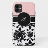 Rosa Monogramm iPhone 5 Hüllen repariert (Rückseite)