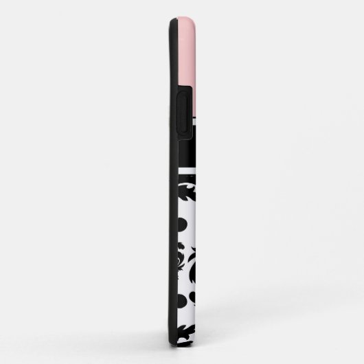 Rosa Monogramm iPhone 5 Hüllen repariert (Hinten/Rechts)