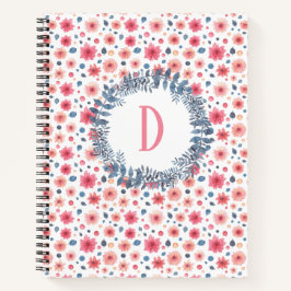 Rosa Monogramm Notizblock