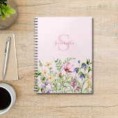 Rosa Monogramm Notizblock