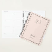 Rosa Monogramm personalisierter Quiet-Luxus Planer (Anzeige)