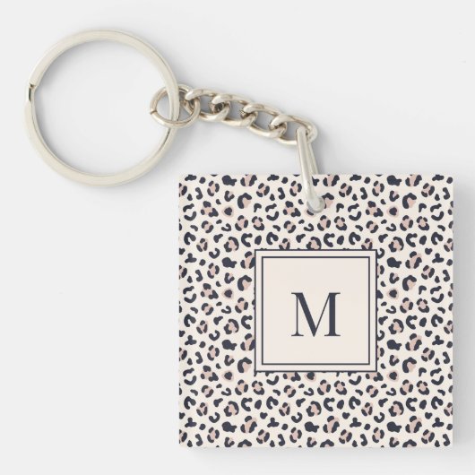 Rosa-Monogramm Schlüsselanhänger (Vorderseite)