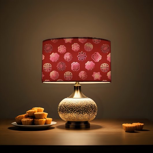 Rosa Mooncakes Stoff