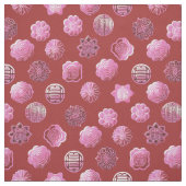 Rosa Mooncakes Stoff (Muster)