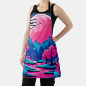 Rosa Moonlit Forest Art Schürze (InSitu)