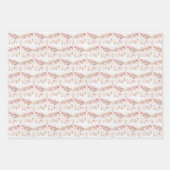 Rosa Moore und Blume Geschenkpapier Set (Vorderseite 3)