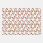 Rosa Moore und Blume Geschenkpapier Set (Vorderseite 2)