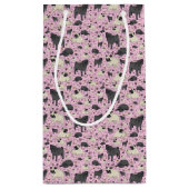 Rosa Möpsen Kleine Geschenktüte (Rückseite)