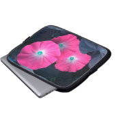 Rosa Morgengläser Laptop-Sieb Laptopschutzhülle (Vorne Knopf)