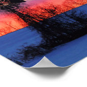 Rosa Morning Sunrise Poster (Ecke)