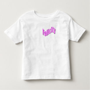 Rosa Mosaik Felicity Name, Toddlers Tshirt