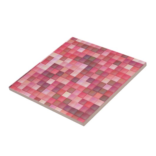 Rosa Mosaik Fliese (Seite)
