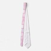 Rosa Mosaik Krawatte (Rückseite)