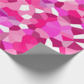 Rosa Mosaike Geschenkpapier (Ecke)