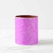 rosa Mosaikflippel Tasse (Zentrum)