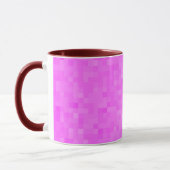 rosa Mosaikflippel Tasse (Links)