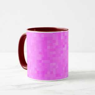 rosa Mosaikflippel Tasse