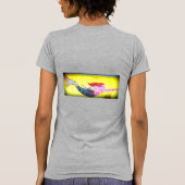 Rosa Mosaikmedaille T-Shirt (Rückseite)