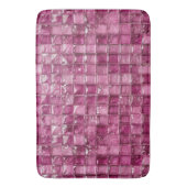 Rosa Mosaikmuster Badematte (Vorderseite Vertikal)