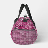 Rosa Mosaikmuster Duffle Bag (Rechts)