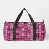 Rosa Mosaikmuster Duffle Bag (Rückseite)