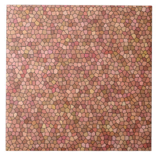 Rosa Mosaikmuster Fliese