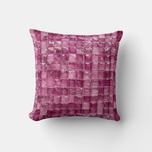 Rosa Mosaikmuster Kissen
