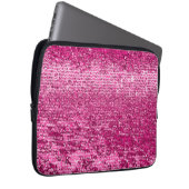 Rosa Mosaikmuster Laptopschutzhülle (Vorne Rechts)