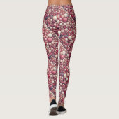 Rosa Mosaikmuster Leggings (Rückseite)