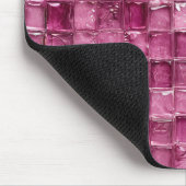 Rosa Mosaikmuster Mousepad (Ecke)